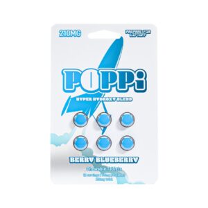 Poppi 7OH Berry Blueberry — Best 35mg Hyper Hydroxy Tablets (6ct)