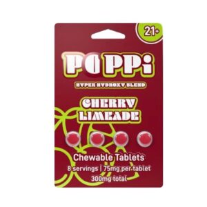 Poppi 7OH Cherry Limeade — Best 35mg Hyper Hydroxy Tablets (6ct)