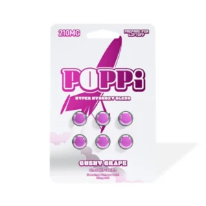 Poppi 7OH Cushy Grape — Best 35mg Hyper Hydroxy Tablets (6ct)