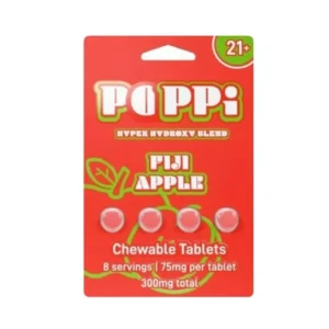 Poppi 7OH Fiji Apple — Best 300mg Extract Tablets (4ct / 75mg)