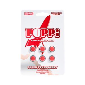 Poppi 7OH Super Strawberry — Best 35mg Hyper Hydroxy Tablets (6ct)